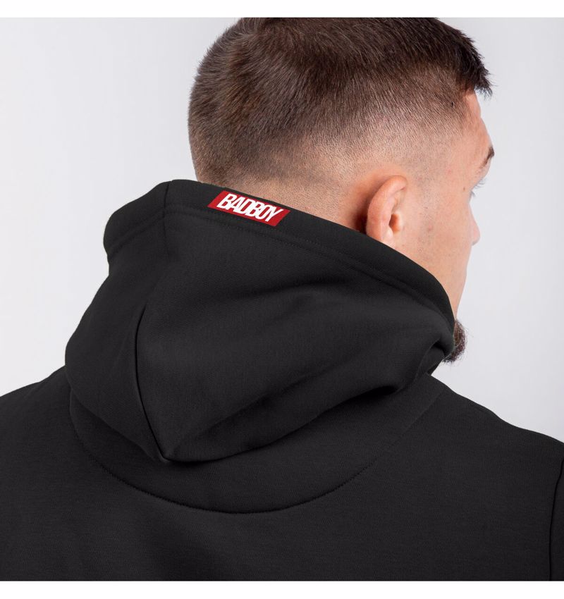 BAD BOY no fear HOODIE - black
